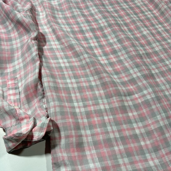 Men’s Faherty Linen Laguna Shirt, Medium, MWU2221 - Picture 7 of 9